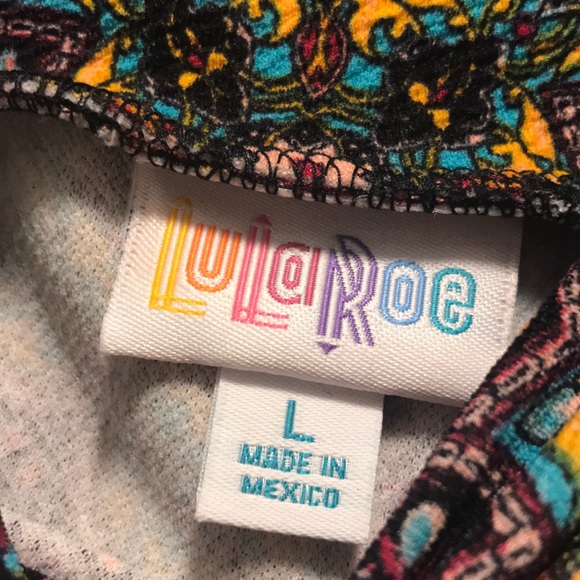 Lularoe Cassie Pencil Skirt, L, geometric pattern - Picture 3 of 5